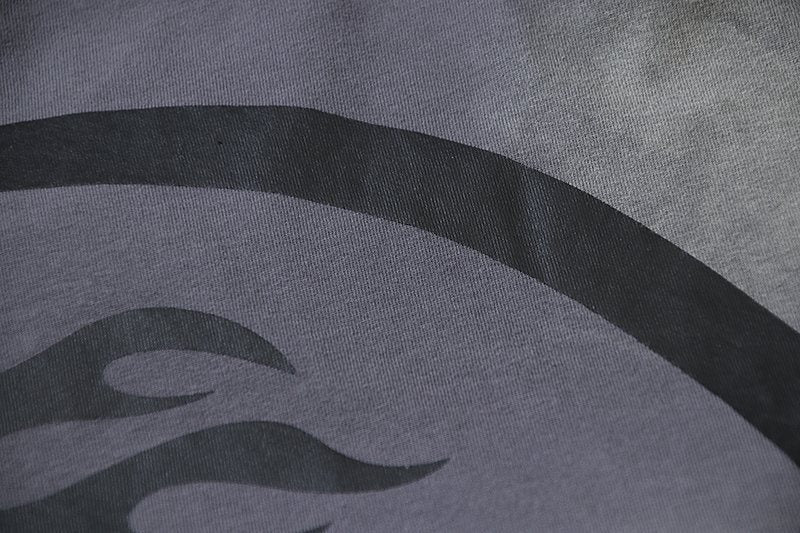 HS Star and Flame Graphic Short-Sleeve T-Shirt ¡ª detail