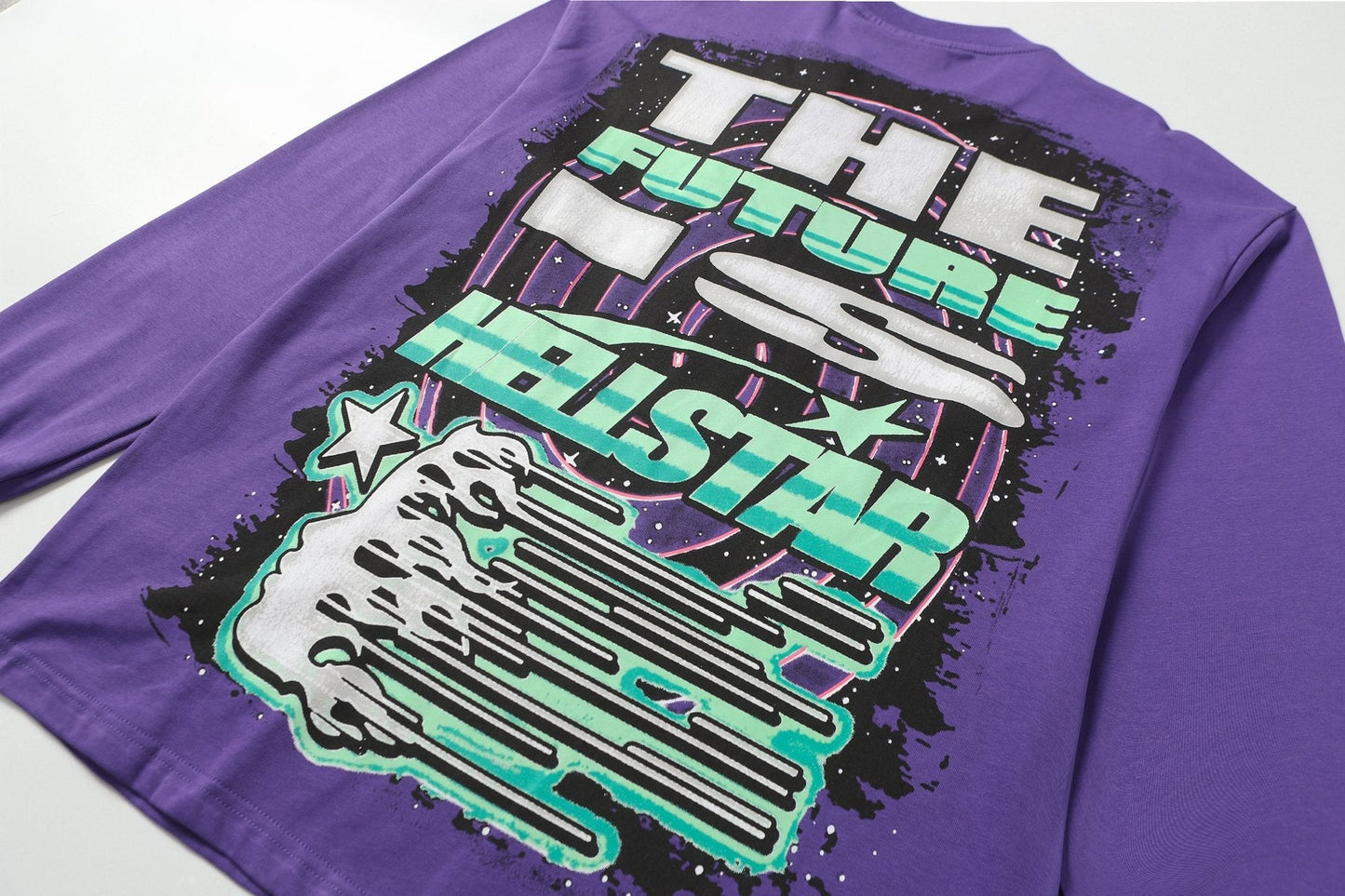 HS Path to Paradise Purple Long-Sleeve T-Shirt ¡ª detail