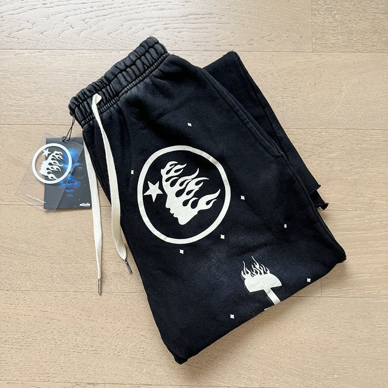 HS Graphic Flared Sweatpants ¡ª context
