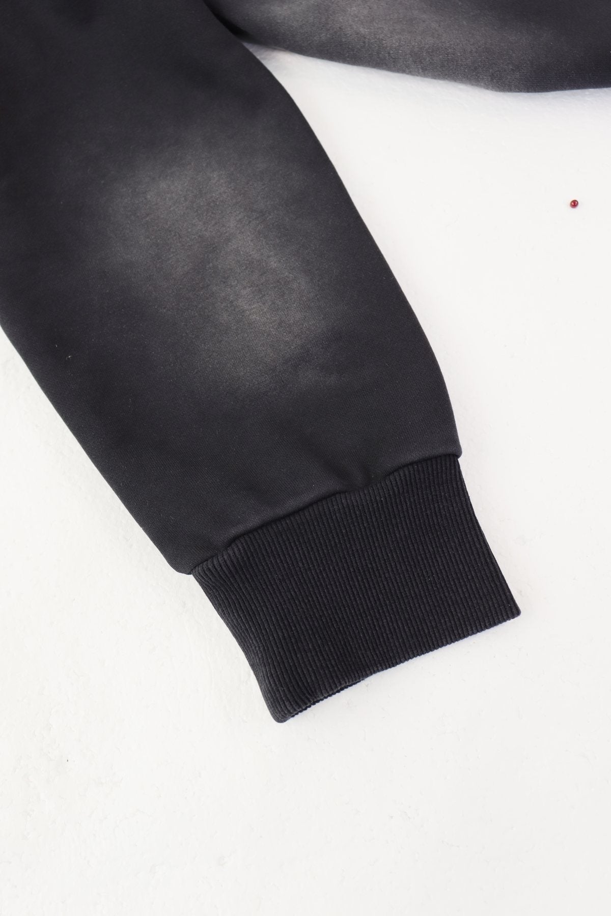 HS Washed Black Graphic Hoodie ¡ª detail