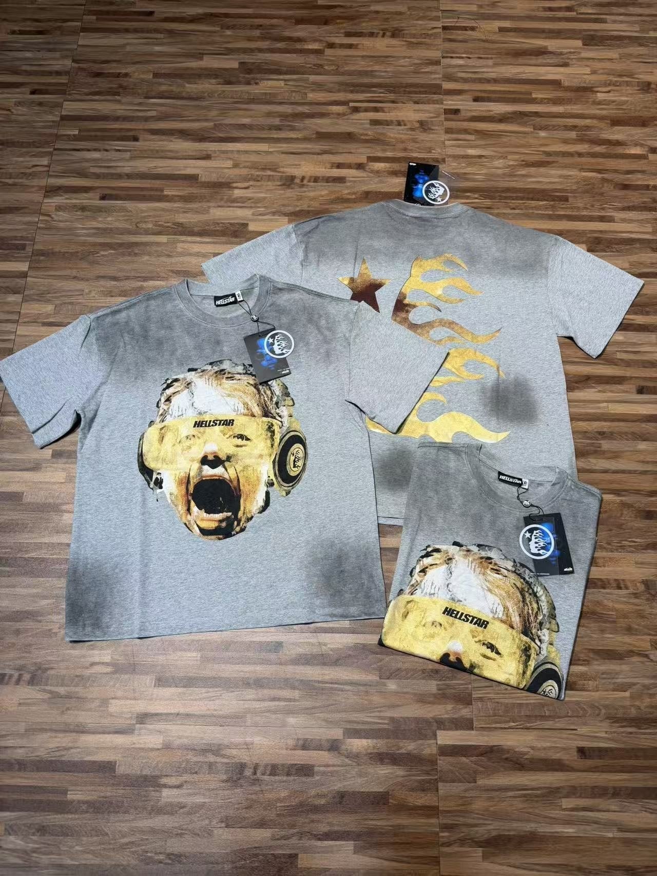 HS Screaming Head Star Graphic T-Shirt ¡ª context