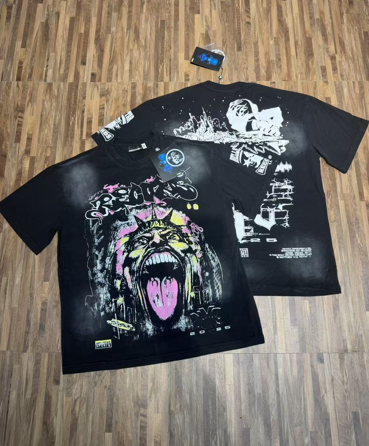 HS NYC Distressed Graphic Short-Sleeve T-Shirt ¡ª context