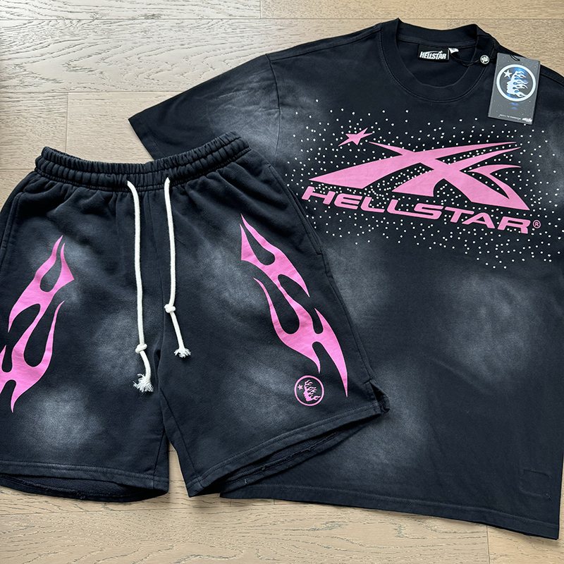 HS Pink Vector Flame Short-Sleeve Set ¡ª hero