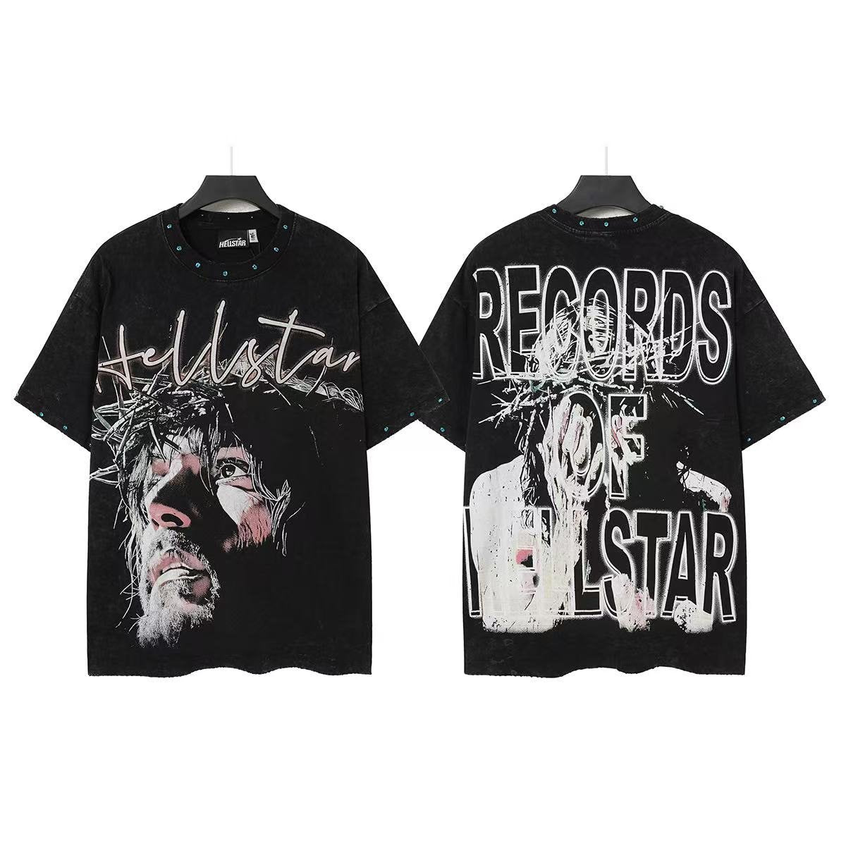 HS Records Face Graphic T-Shirt ¡ª front
