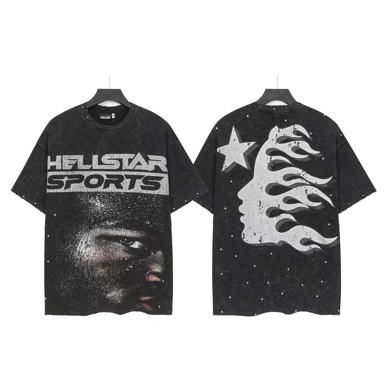 HS Sports Flag Flame Graphic T-Shirt ¡ª front