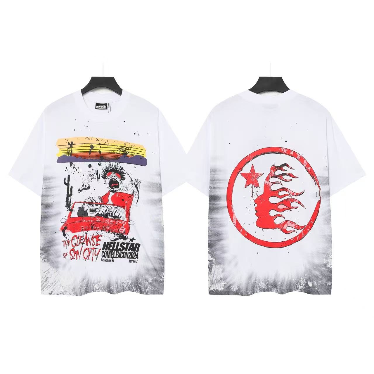 HS Racing Flame Circle Graphic T-Shirt ¡ª front