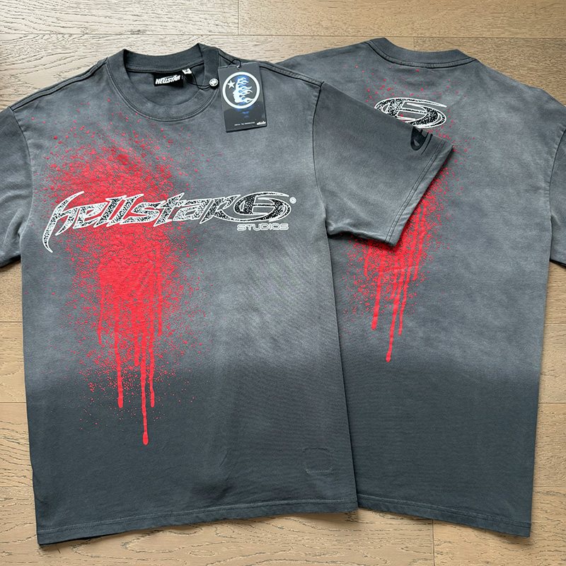 HS Red Splatter Graphic Short-Sleeve T-Shirt ¡ª context