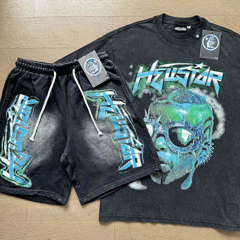 HS Washed Star Graphic Short-Sleeve Set ¡ª context