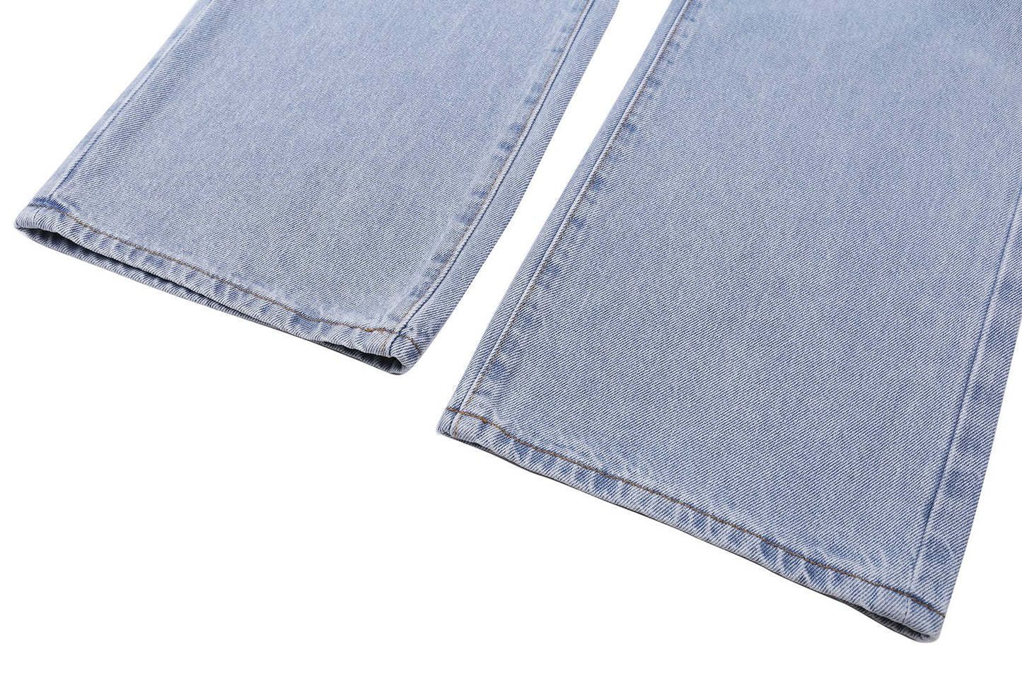 HS Light Blue Washed Graphic Jeans ¡ª detail