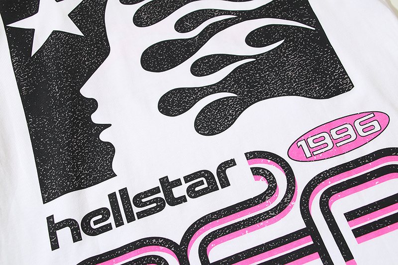 HS Pink & Black Graphic T-Shirt ¡ª detail