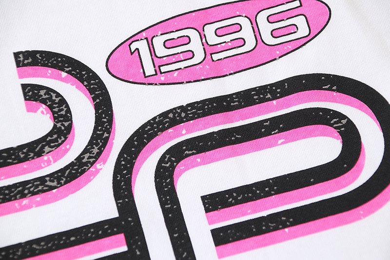 HS Pink & Black Graphic T-Shirt ¡ª detail