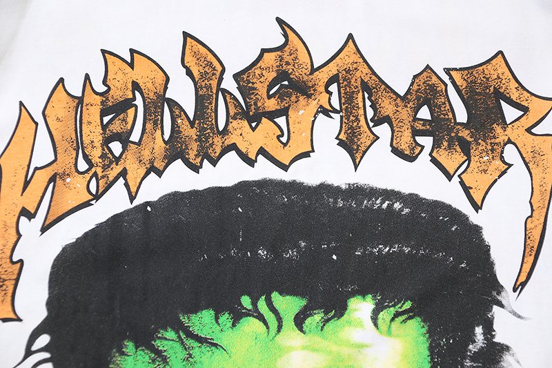 HS Green Boy Head Graphic T-Shirt ¡ª detail