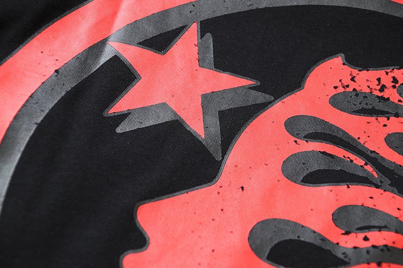 HS Records Earth Graphic Short-Sleeve T-Shirt ¡ª fabric_closeup
