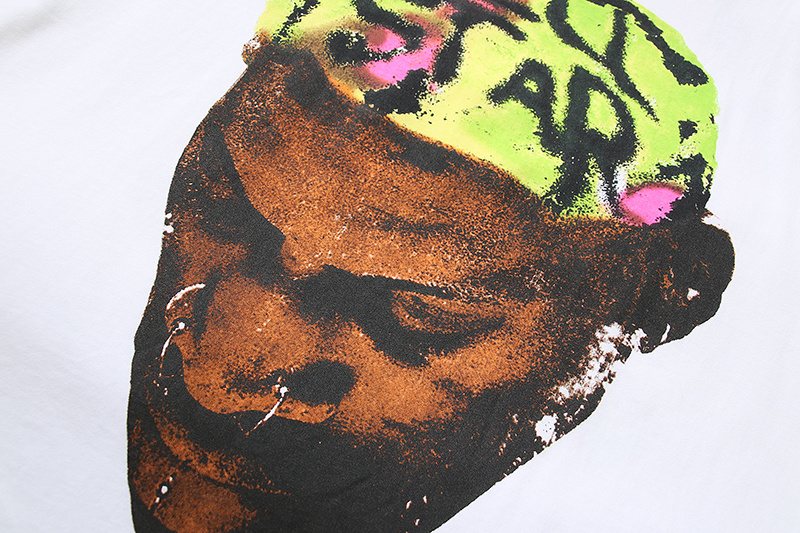HS Portrait & Graffiti Graphic T-Shirt ¡ª detail