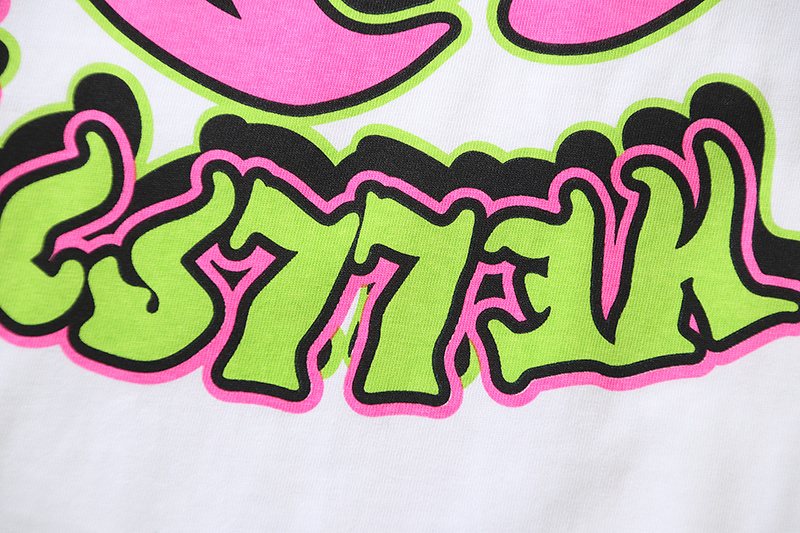 HS Portrait & Graffiti Graphic T-Shirt ¡ª detail