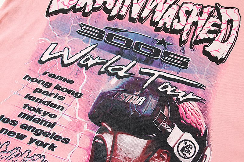 HS Brainwashed 3005 World Tour Graphic T-Shirt ¡ª detail