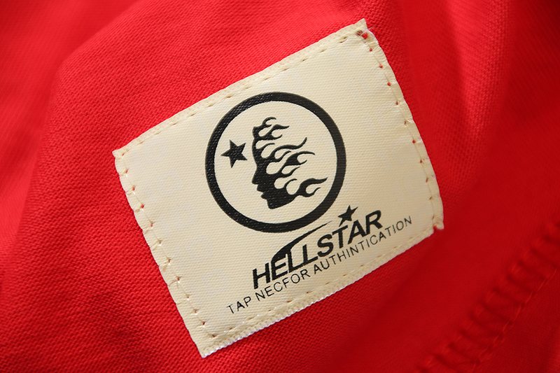 HS Red Front & Back Graphic T-Shirt ¡ª neck_label