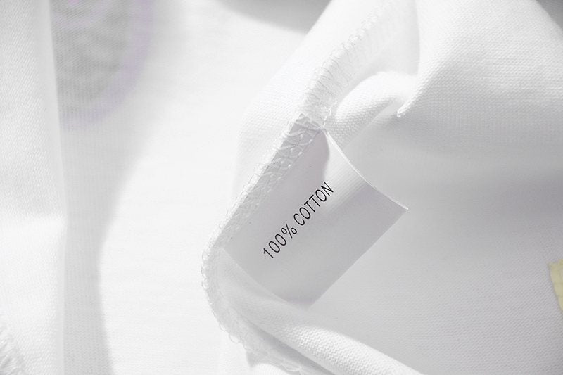 HS White Front & Back Graphic T-Shirt ¡ª neck_label