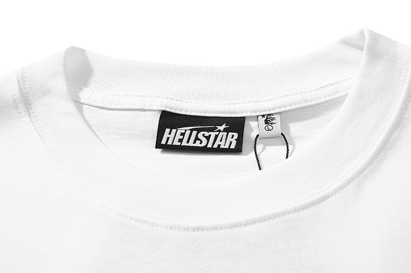 HS White Front & Back Graphic T-Shirt ¡ª neck_label