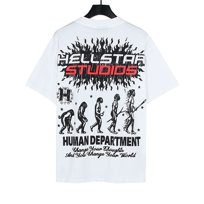 HS Skull Flame Graphic T-Shirt ¡ª back