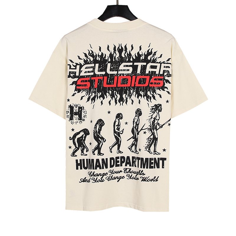 HS Skull Flame Graphic T-Shirt ¡ª back