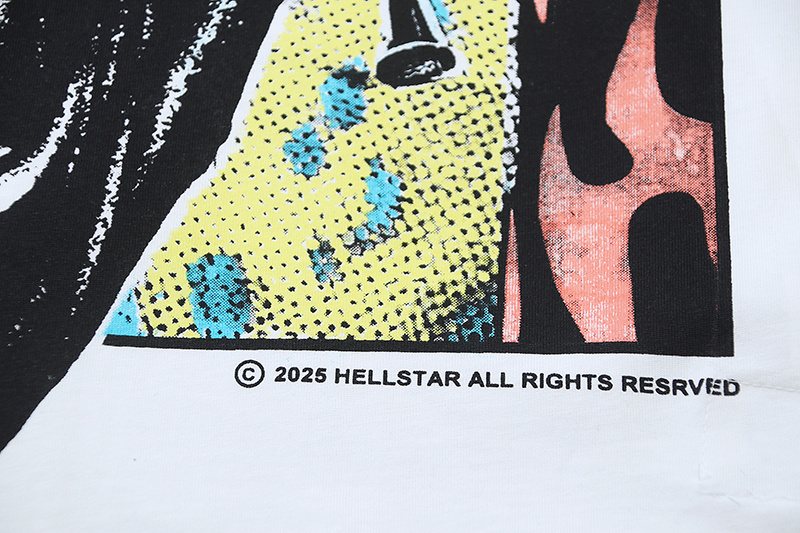 HS Screaming Face Graphic T-Shirt ¡ª detail