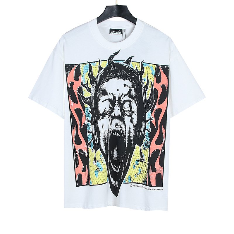 HS Screaming Face Graphic T-Shirt ¡ª front