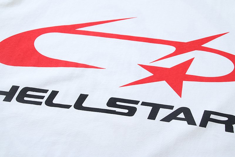 HS White Flame Graphic Short-Sleeve T-Shirt ¡ª detail