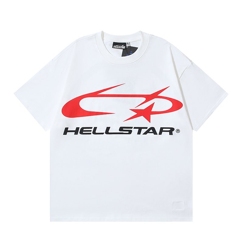 HS White Flame Graphic Short-Sleeve T-Shirt ¡ª front