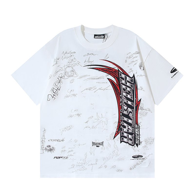 HS White Logo Graphic Short-Sleeve T-Shirt ¡ª front