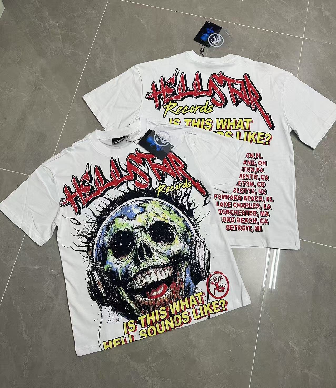 HS Skull Records Graphic T-Shirt ¡ª context
