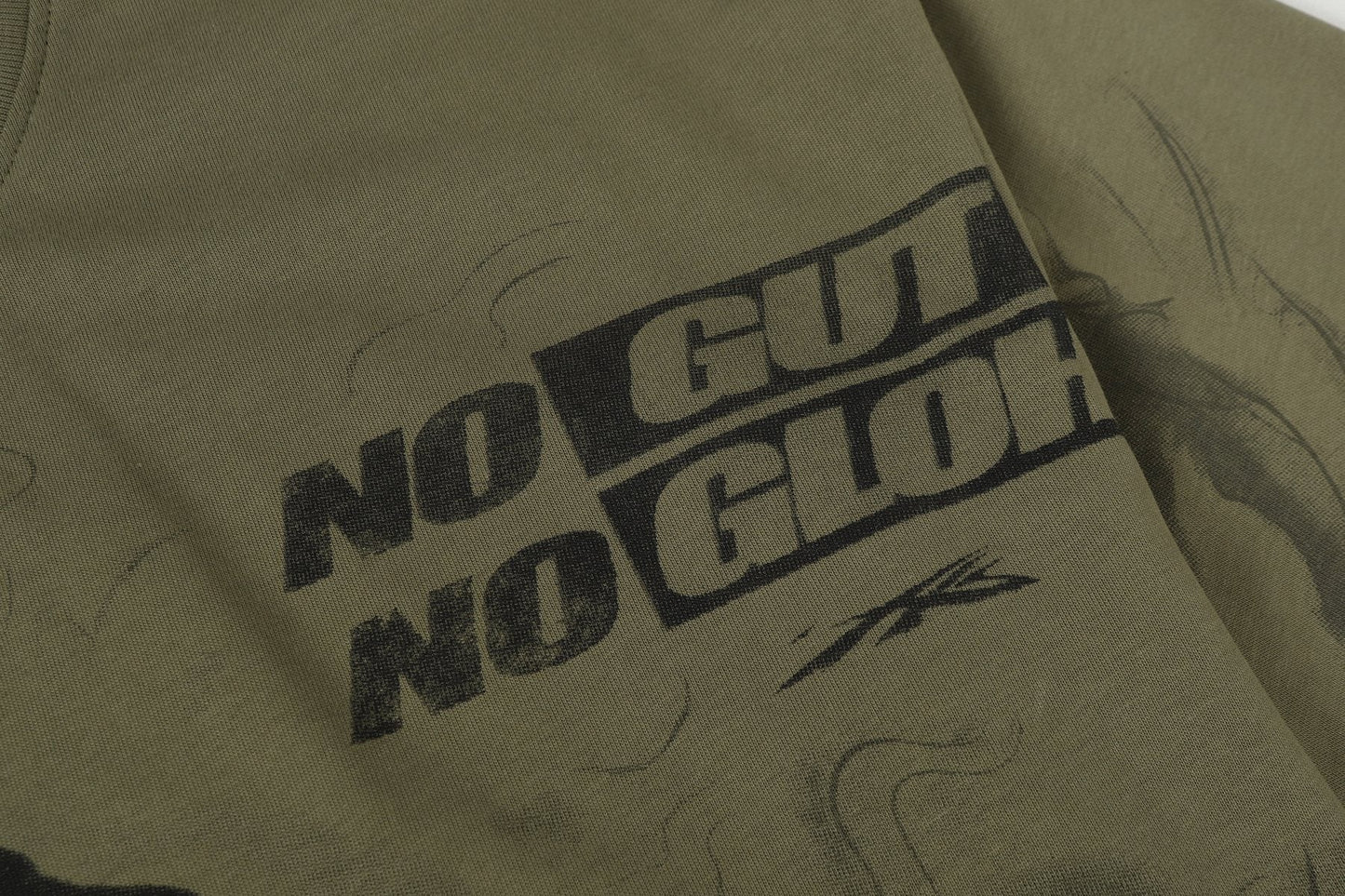 HS No Guts No Glory Portrait Graphic T-Shirt ¡ª detail