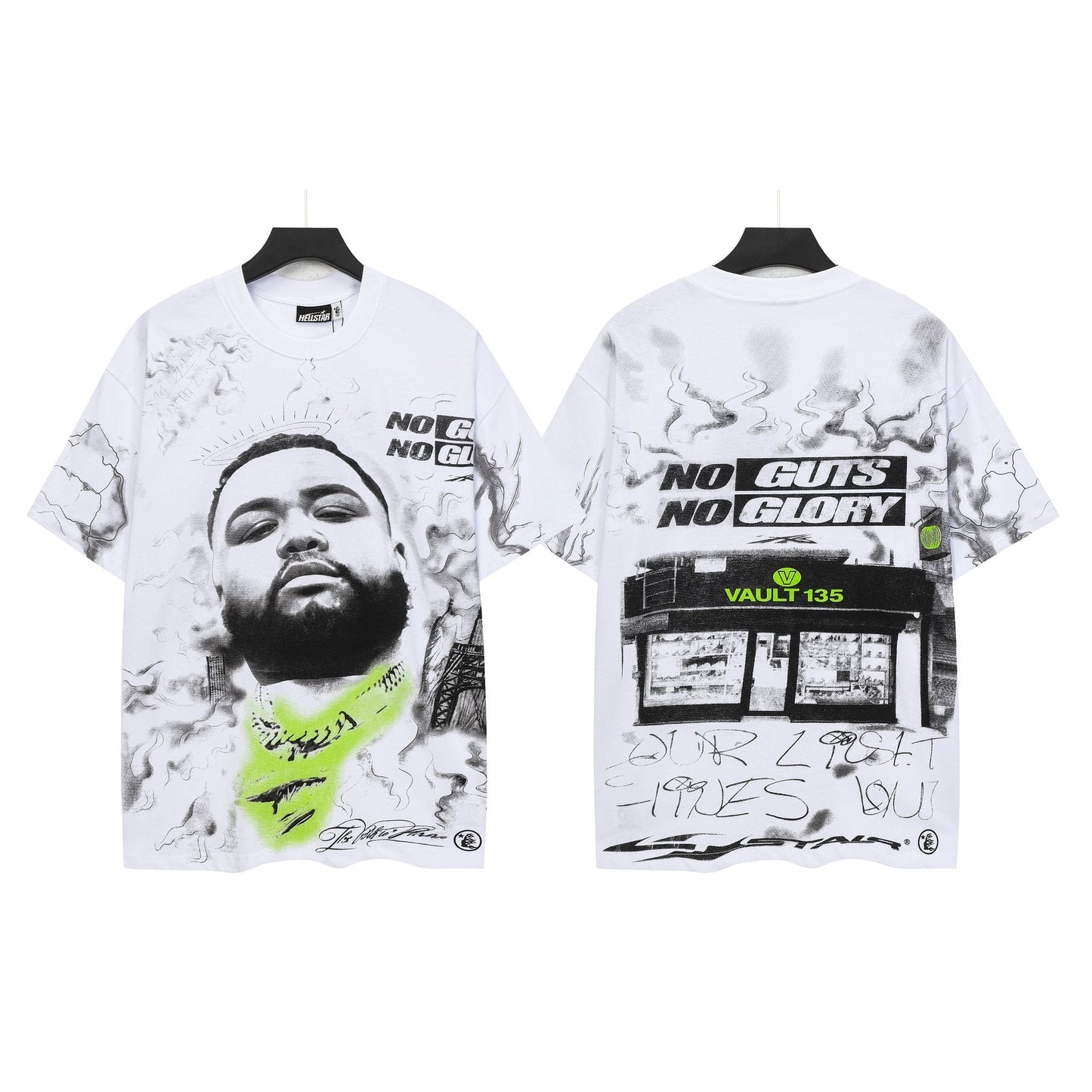 HS No Guts No Glory Portrait Graphic T-Shirt ¡ª front