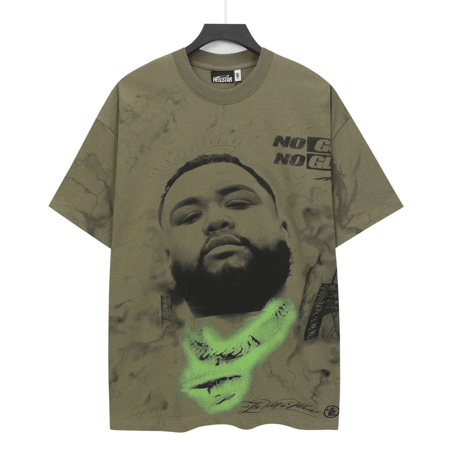 HS No Guts No Glory Portrait Graphic T-Shirt ¡ª front