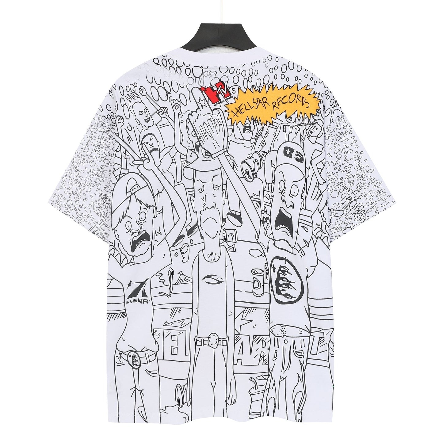 HS Cartoon Heads Graphic T-Shirt ¡ª back