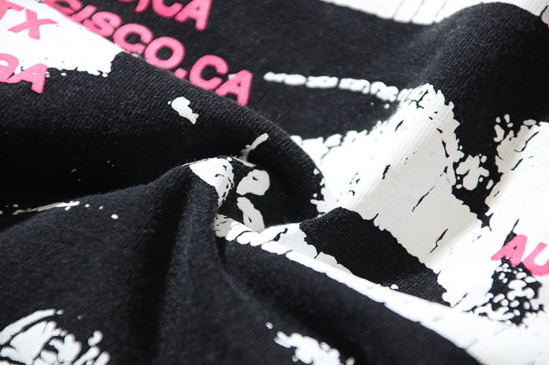 HS Pink & White Graphic Short-Sleeve T-Shirt ¡ª detail