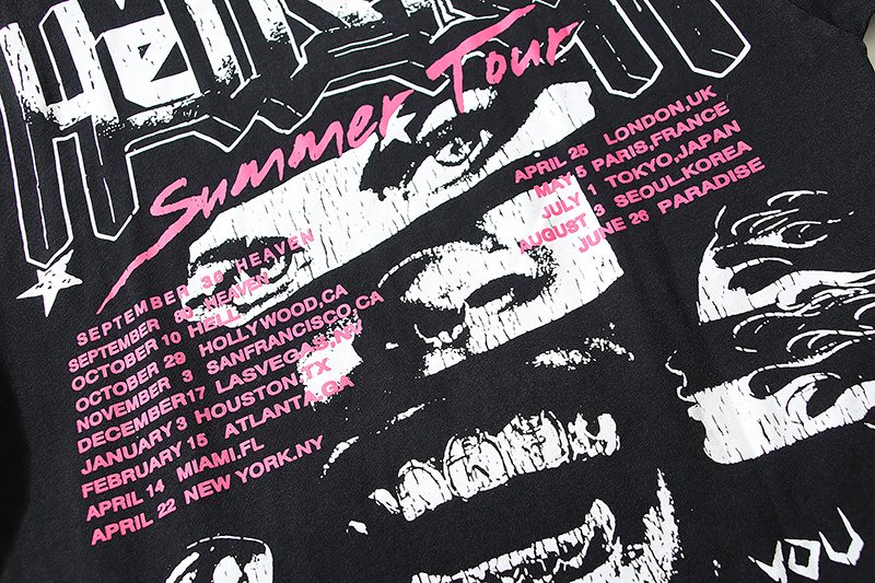 HS Pink & White Graphic Short-Sleeve T-Shirt ¡ª detail
