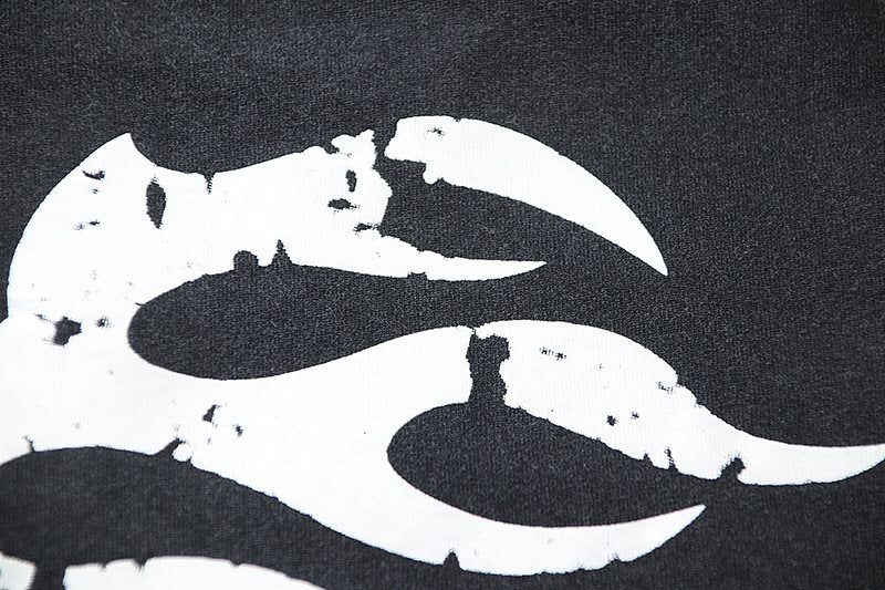 HS Flame Star Face Graphic T-Shirt ¡ª detail