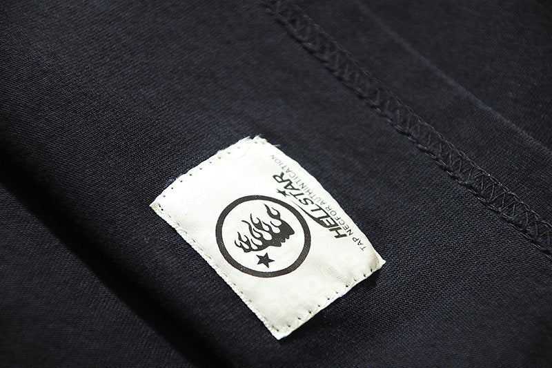 HS Flame and Star Graphic T-Shirt ¡ª neck_label