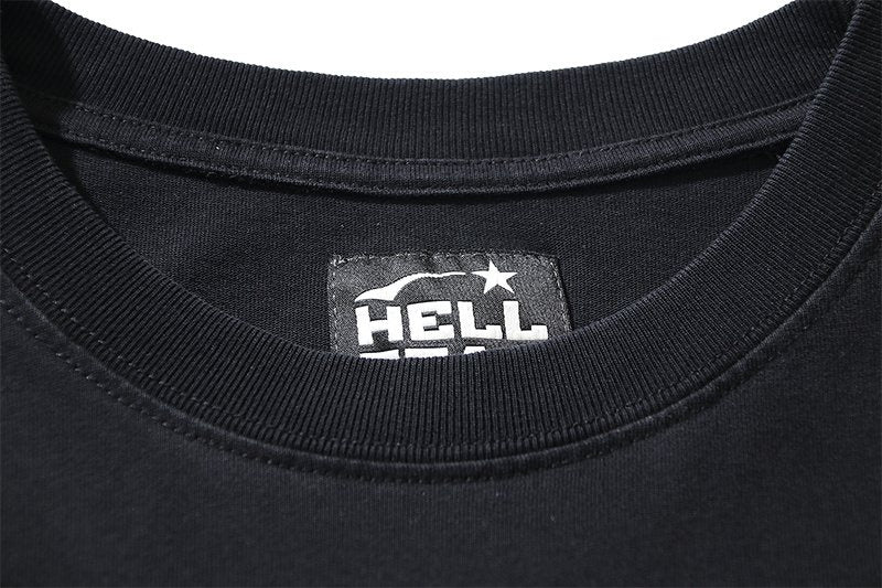 HS Flame and Star Graphic T-Shirt ¡ª neck_label