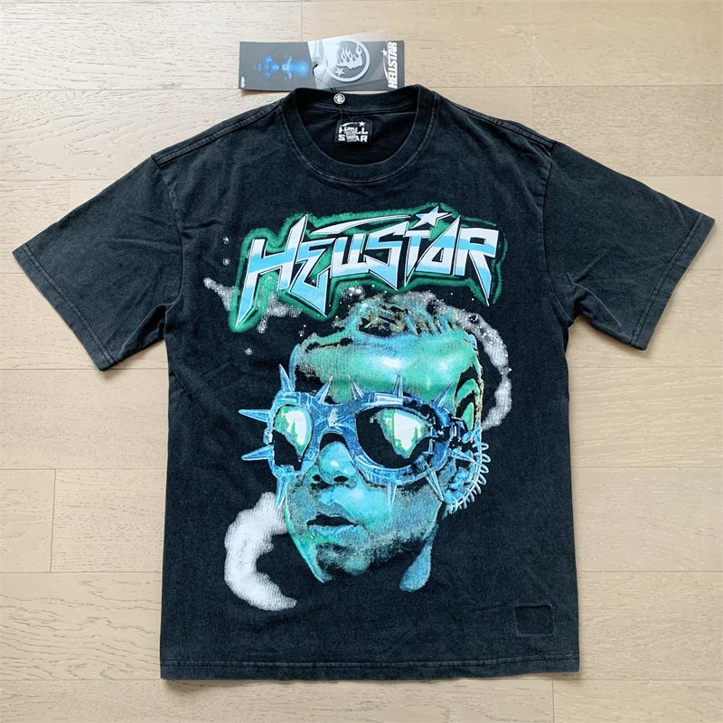 HS Washed Black Graphic Short-Sleeve T-Shirt ¡ª context