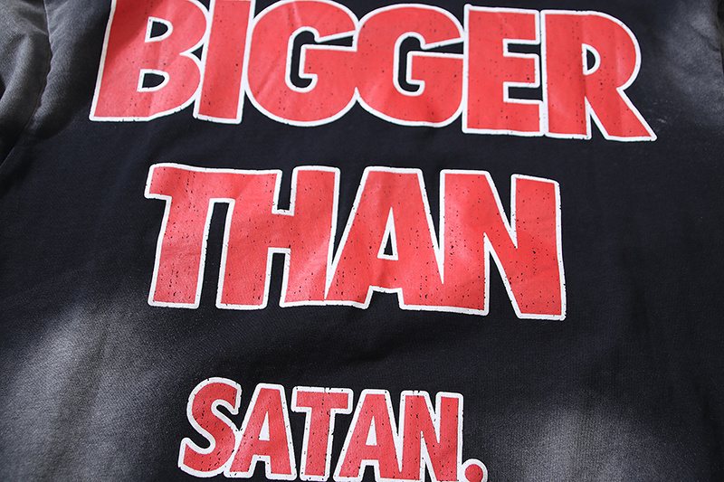 HS Bigger Than Satan Graphic T-Shirt ¡ª detail