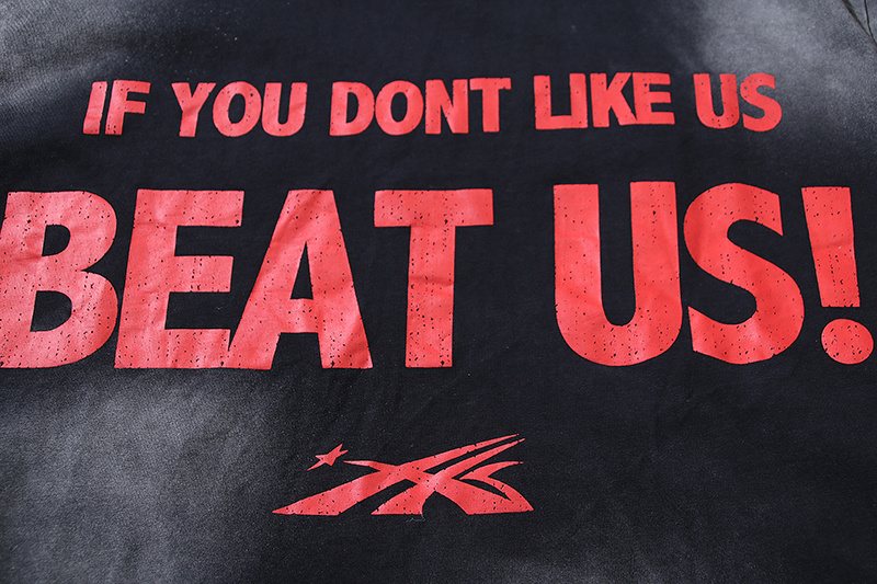 HS If You Don't Like Us Beat Us Graphic T-Shirt ¡ª detail