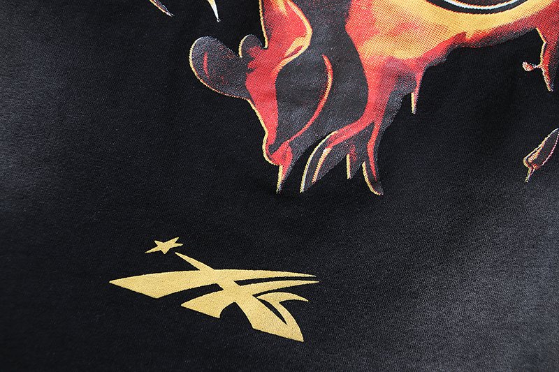 HS Inner Peace Flame Graphic T-Shirt ¡ª detail