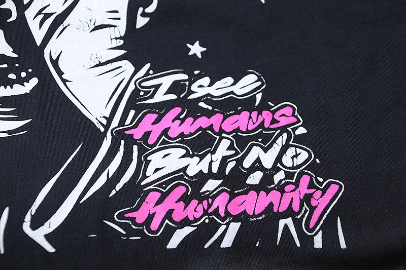 HS I See Humans But No Humanity Graphic T-Shirt ¡ª detail