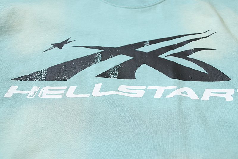 HS Flame and Star Graphic Short-Sleeve T-Shirt ¡ª fabric_closeup