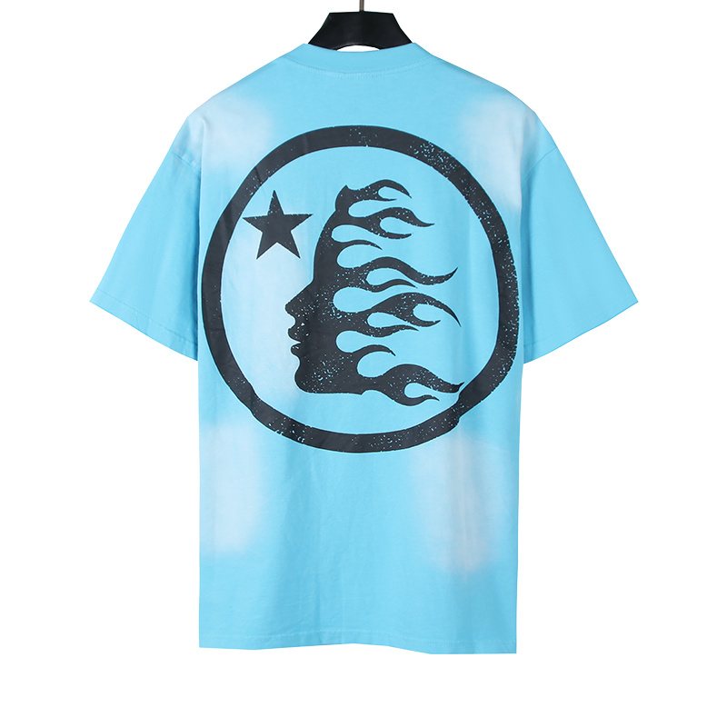 HS Flame and Star Graphic Short-Sleeve T-Shirt ¡ª back