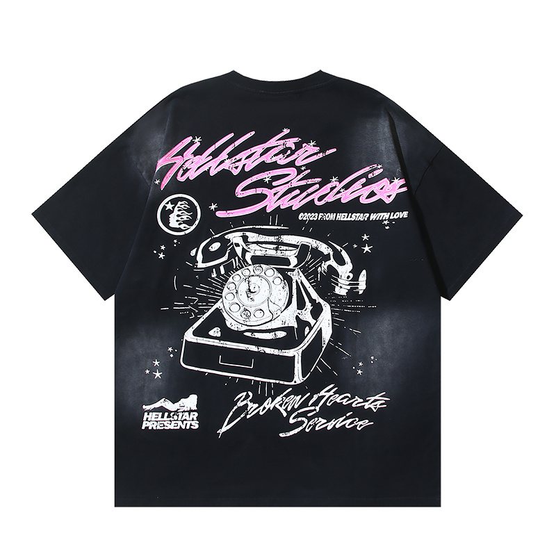 HS Black Front and Back Graphic T-Shirt ¡ª back
