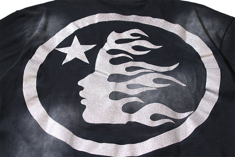 HS Flame Face Graphic T-Shirt ¡ª detail