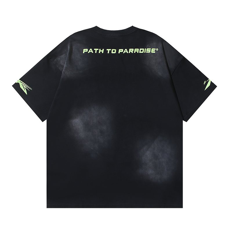 HS Distressed Graphic Short-Sleeve T-Shirt ¡ª back